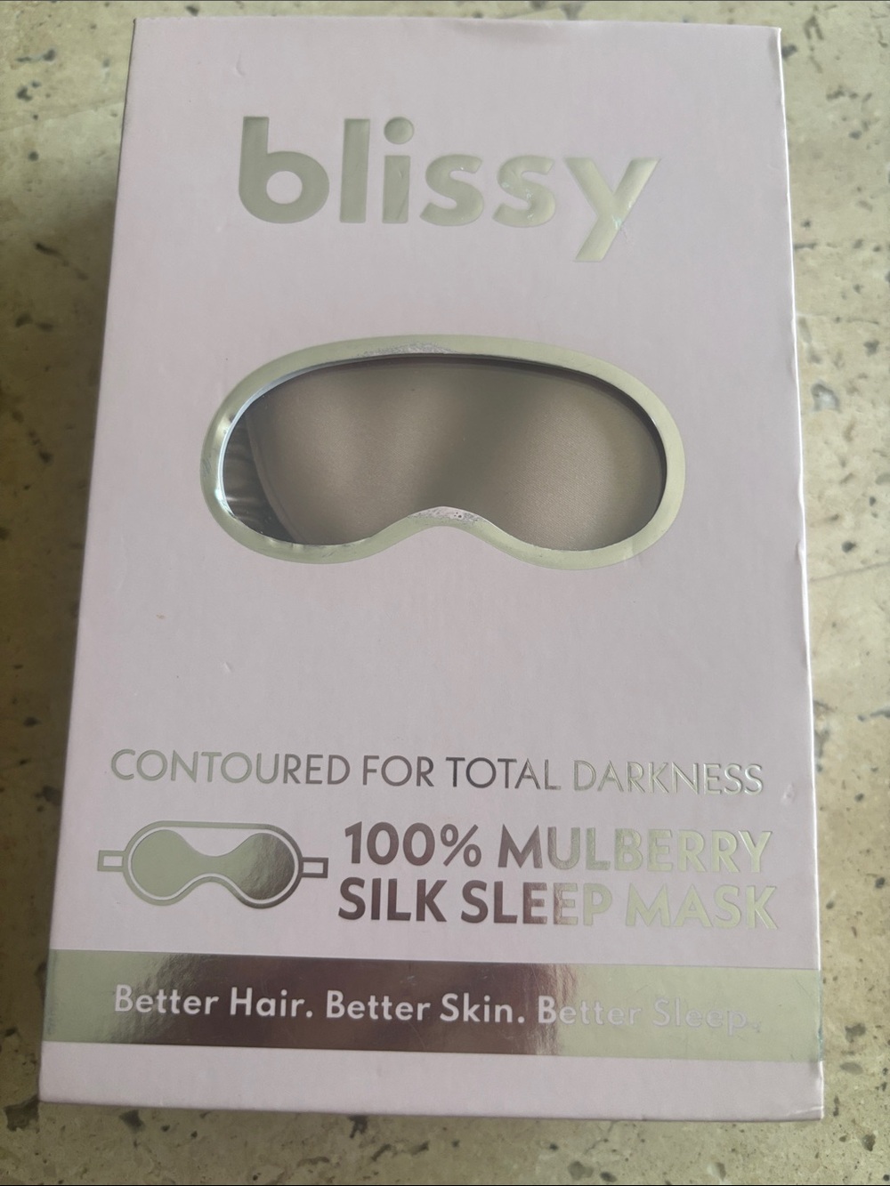 Blissy 100% Silk Sleep Mask —  Pink Eye Mask